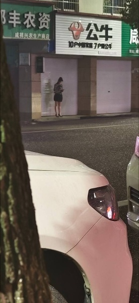 咸祥镇咸祥中路路亭宾馆附近 晚